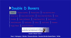 Desktop Screenshot of doubledboxers.com